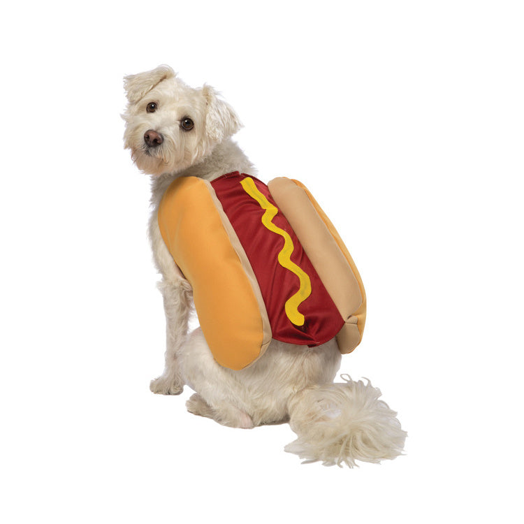 Funny Halloween Costumes For Dogs Clothing Hot Dog Design