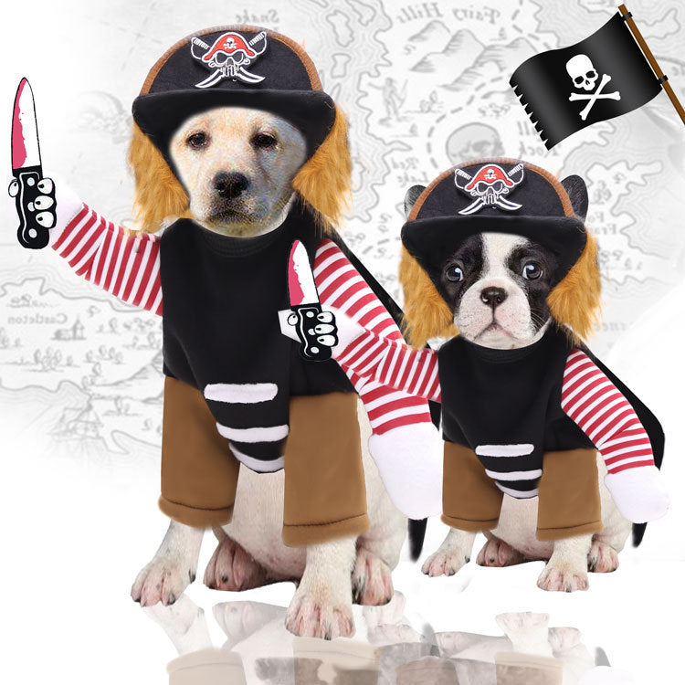 Pirates Pet Dogs Cats Halloween Costumes
