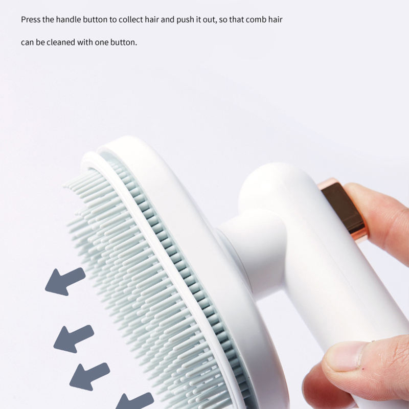 Pet Comb To Remove Floating Hair Removal Artifact Pet Grooming Supplies Self Cleaning