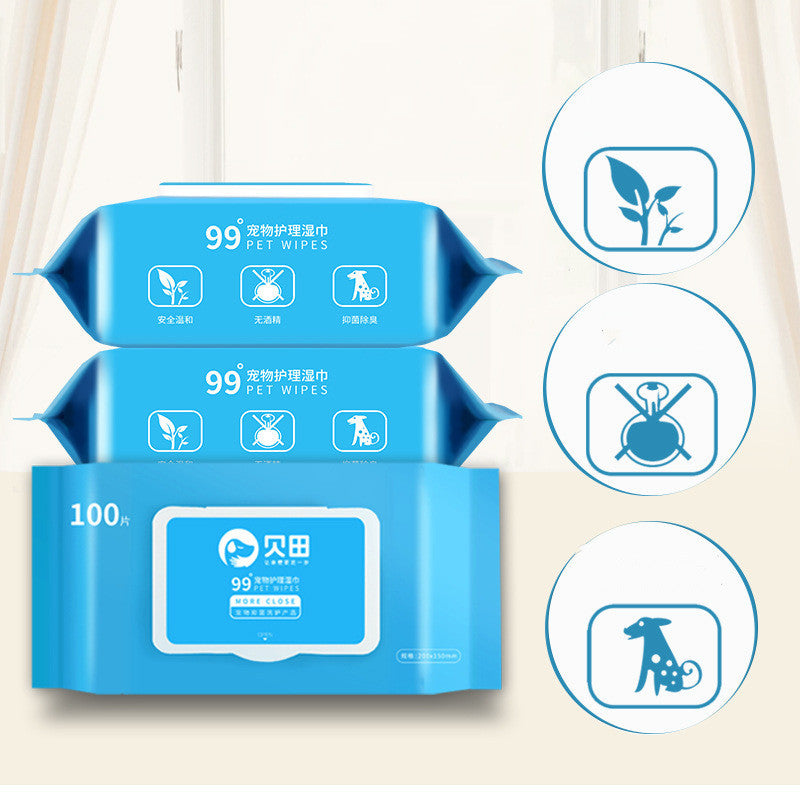Dogs And Cats To Remove Tears Supplies Pet Wipes