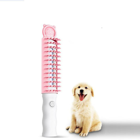 Ozone Pet Brush for Shedding with Deodorization Electronic Dog Grooming Brush