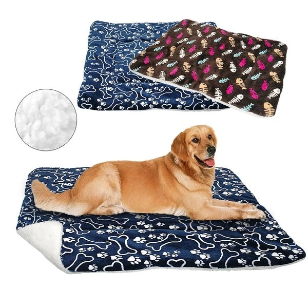 Flannel Material Thick Fashion Pet Blanket