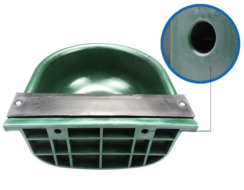 Plastic drinking bowl for cattle