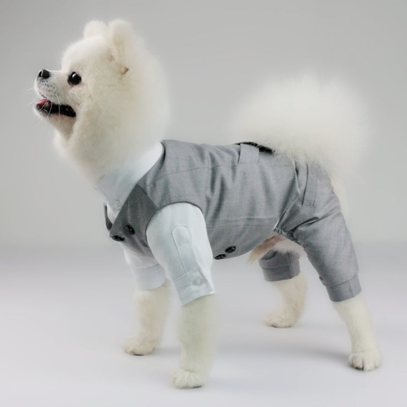 New Style Pet Shirt Trousers Suit Four Legged Clothes