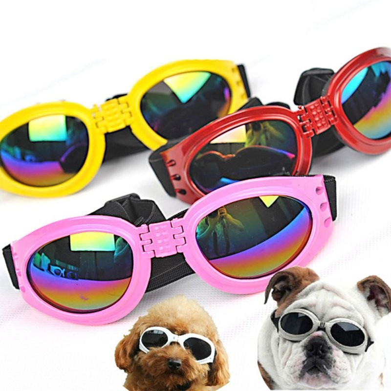 Foldable Medium Size Waterproof Goggles UV Protection Sunglasses For Pets