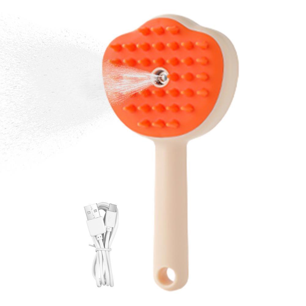 Steamy Brush Electric Sprayer For Massage Pet Grooming Tool Shedding