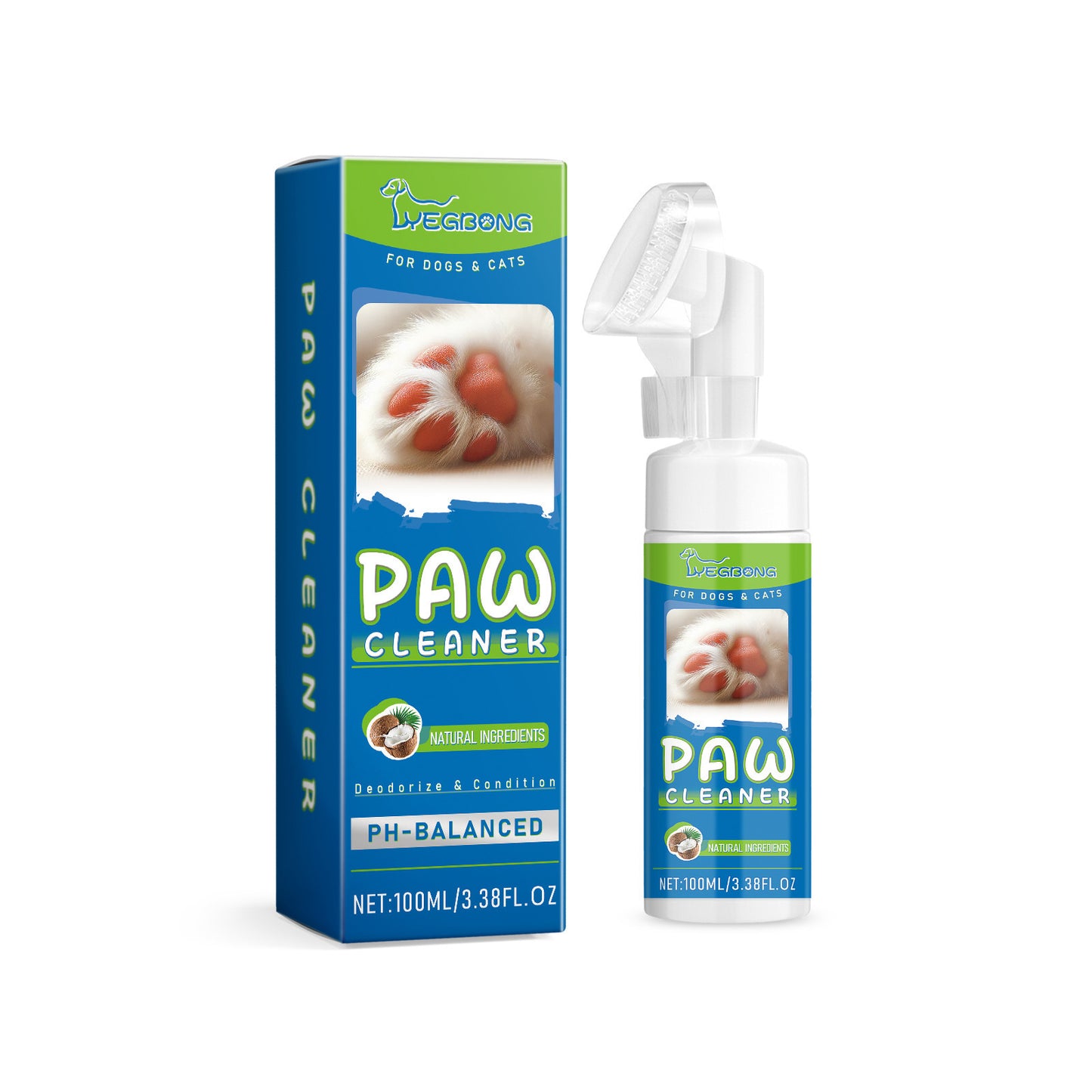 Dog Cat Cleaning Paw Foot Cleaning Foot Care Foam
