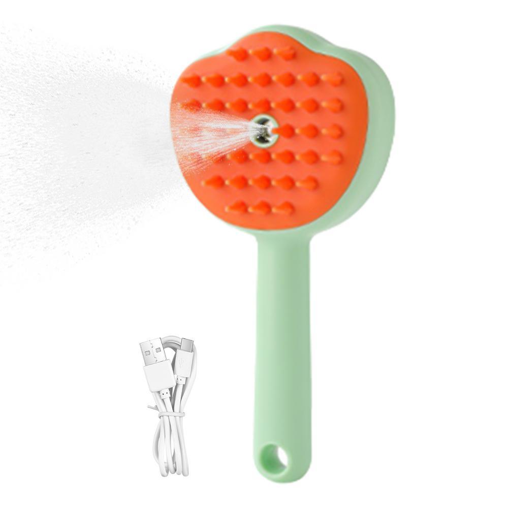 Steamy Brush Electric Sprayer For Massage Pet Grooming Tool Shedding