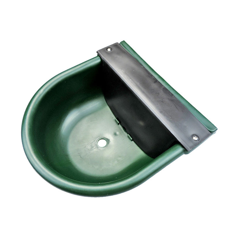Plastic drinking bowl for cattle