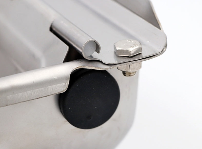 Stainless steel drinking bowl for cattle