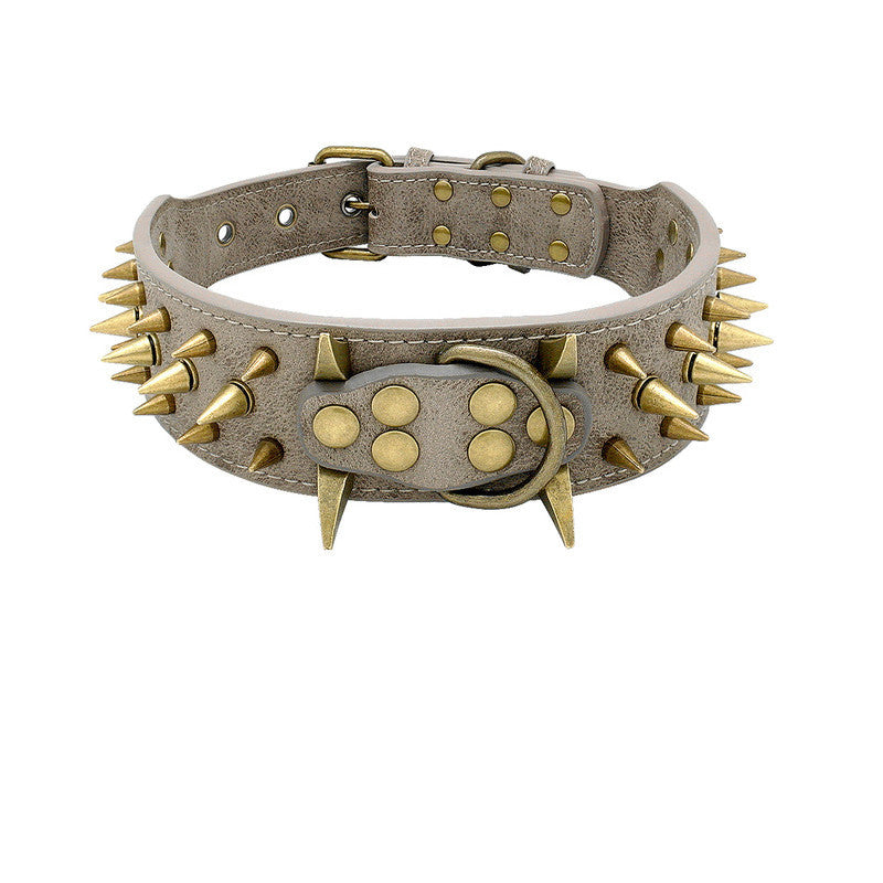 Dog Collar Pit Bull Cathrow Rivet Chain