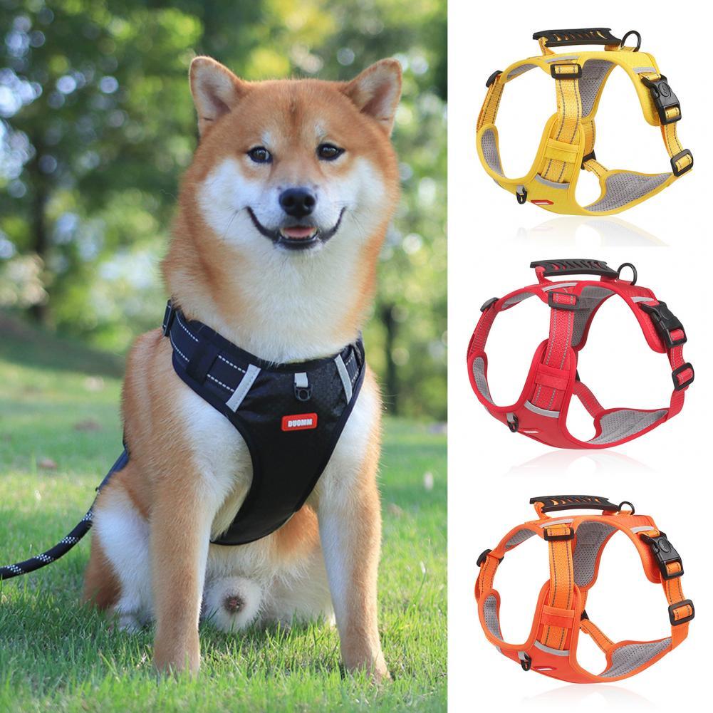 No Pull Breathable Reflective Pet Harness Vest For Small Large Dog Outdoor Running Dogs Training Accessories