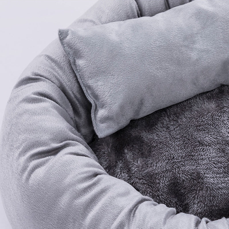 Dog Bed Soft Cat Plush Nest Kitten Puppy Chihuahua Bed With Pillow Dog Supplies