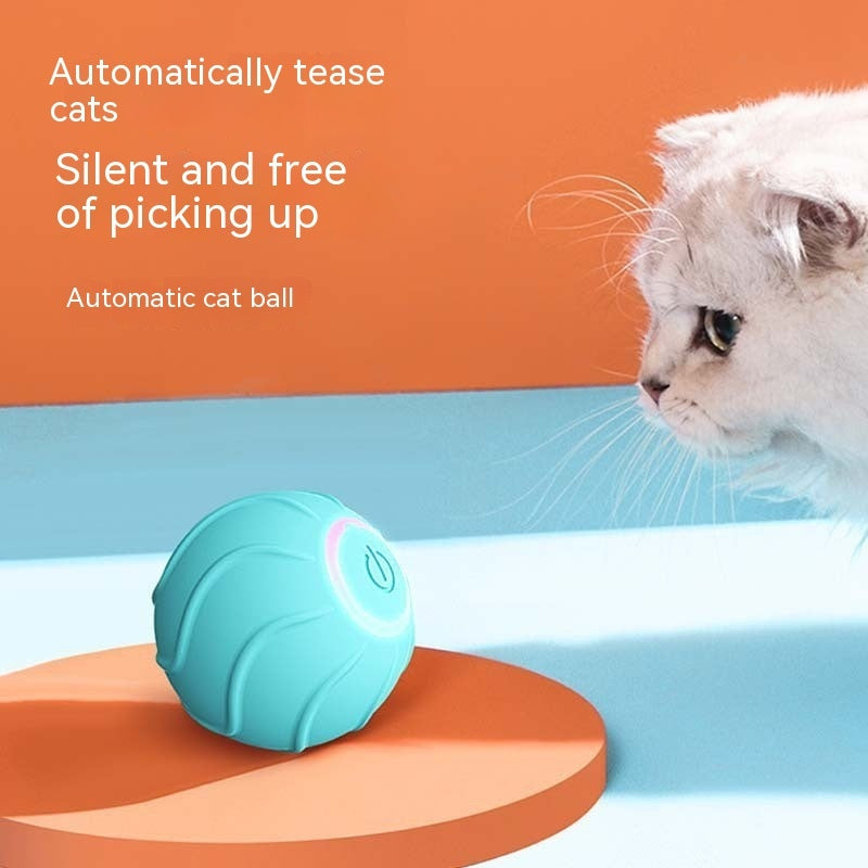 Smart Cat Bouncing Ball USB Self Hi Teasing Kittens Jumping Ball