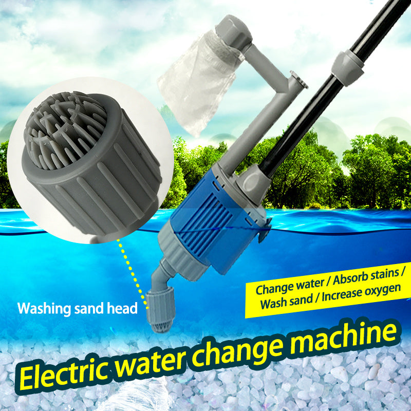 Electric Water Replenishment Suction Fish Pond Cleaning Tool
