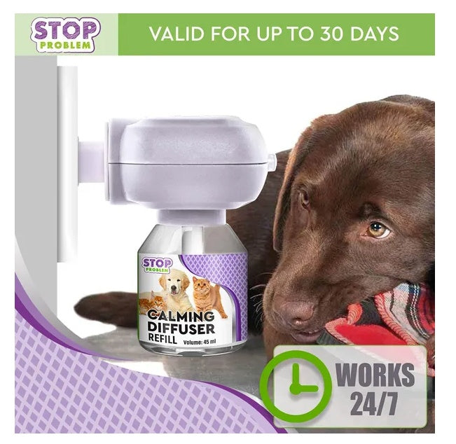 Cat Calming Diffuser & Pet Anti Anxiety Products Feline Calm Pheromones Plug In