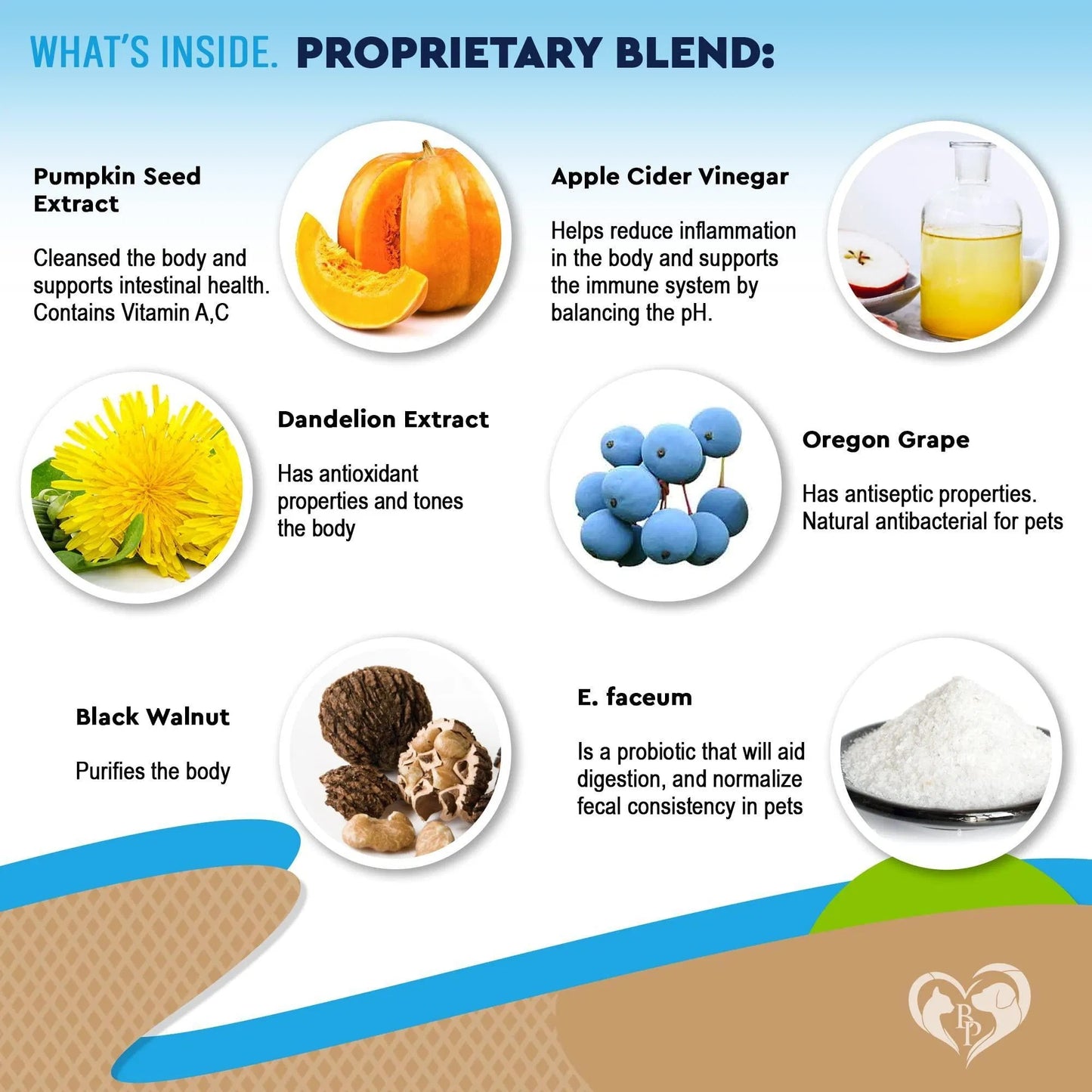 Natural Worm Treatment With Probiotic Liquid Herbal Prevention Medication Supplement Drops For Pets Use With Pet Food