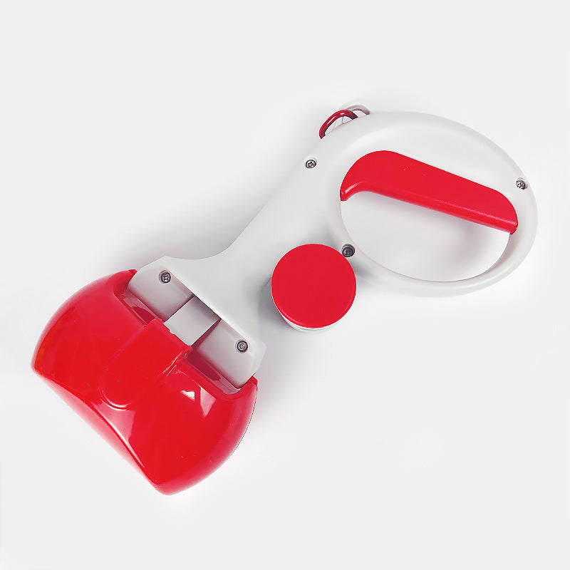 Pet Pooper Scooper With Trash Bags Holder Non-Breakable High Strength Material For Easy Grass And Gravel Pick Up Including A Roll Of Trash Bag