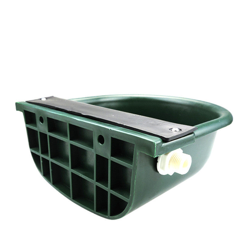 Plastic drinking bowl for cattle