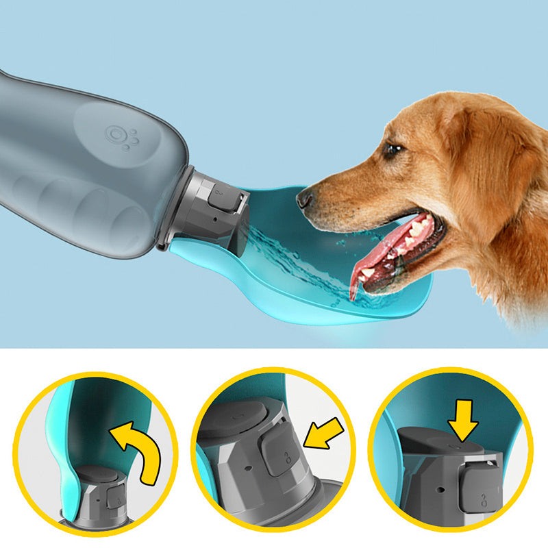 800ml Portable High Capacity Leakproof Pet Foldable Drinking Bowl *Free Shipping
