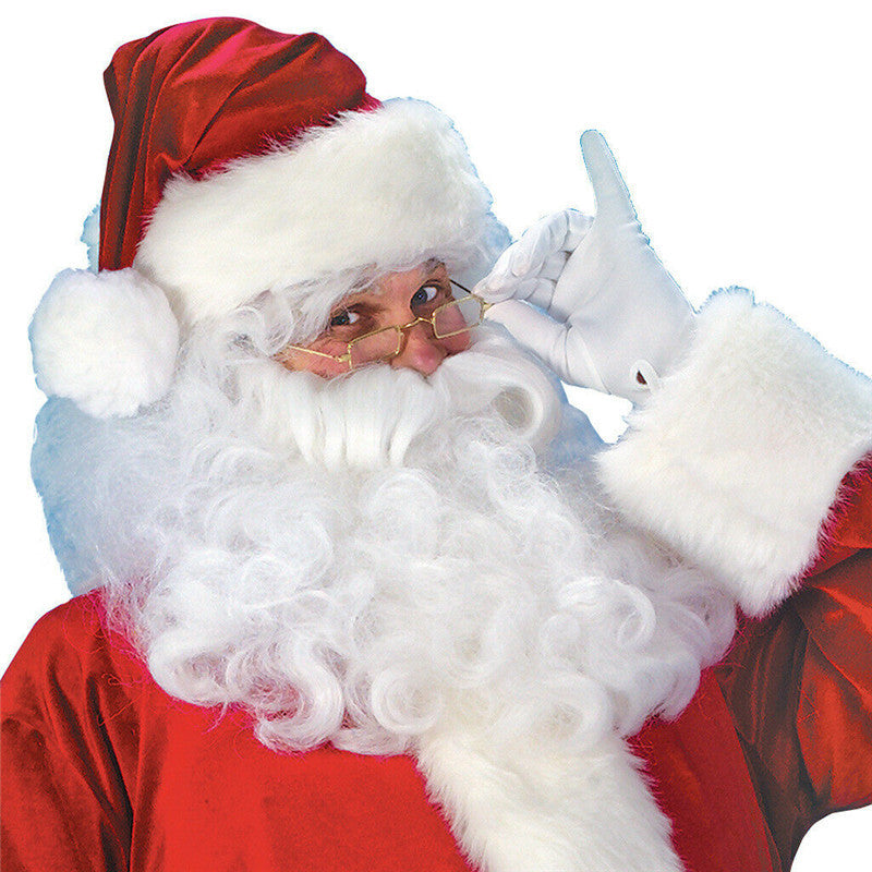 * Free Shipping Plus Size Santa Claus Costume For Adults Men Women Christmas Cosplay