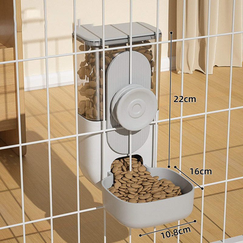Hanging Automatic Pet Food And Water Dispenser Auto Gravity For Cage Hanging