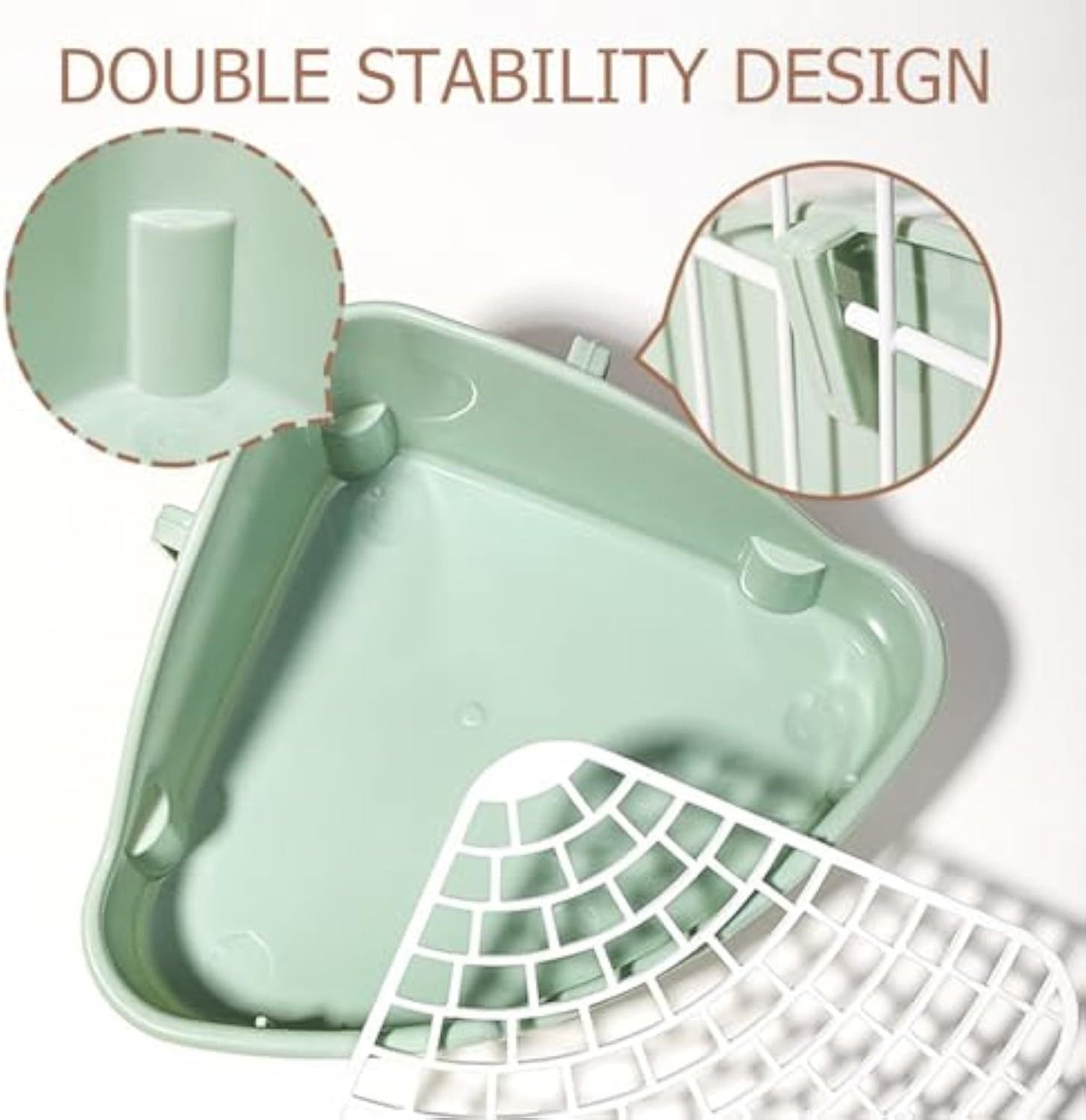 Rabbit Litter Box Bunny Corner Toilet Box Potty For Hamster Guinea Pig Ferret