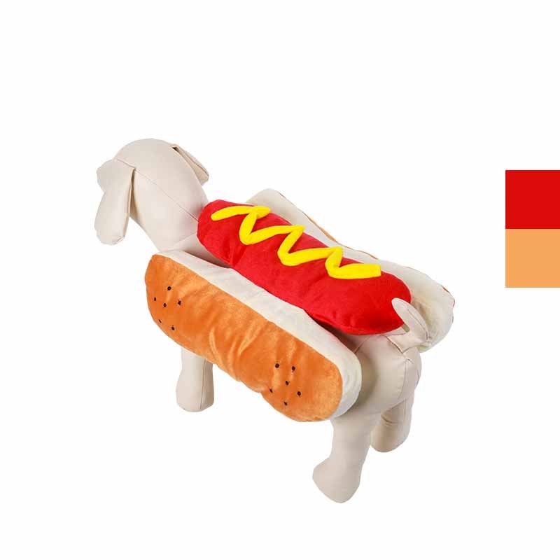 Funny Halloween Costumes For Dogs Clothing Hot Dog Design