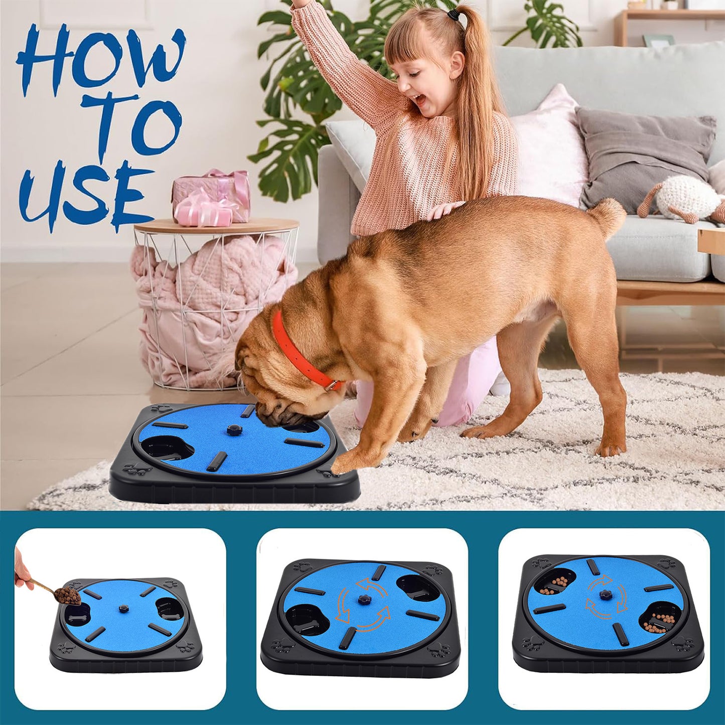 Cat Dog Scratch Board For 360 Rotating Pets Claw Trimmer