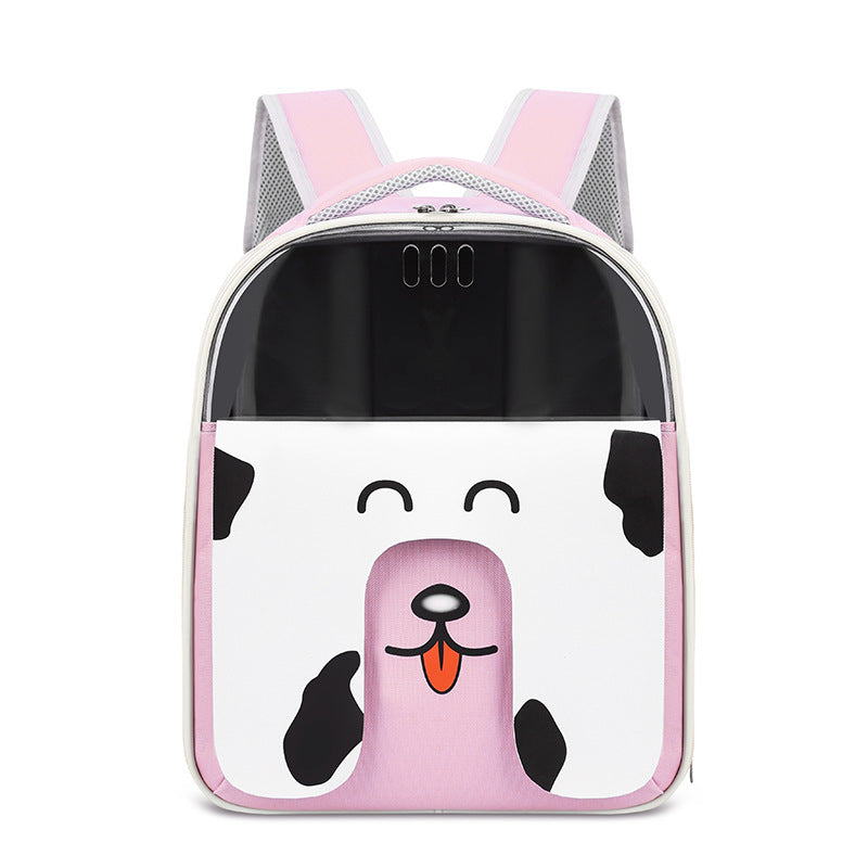 Large Capacity Backpack Portable Pet Bag Outdoor Travel