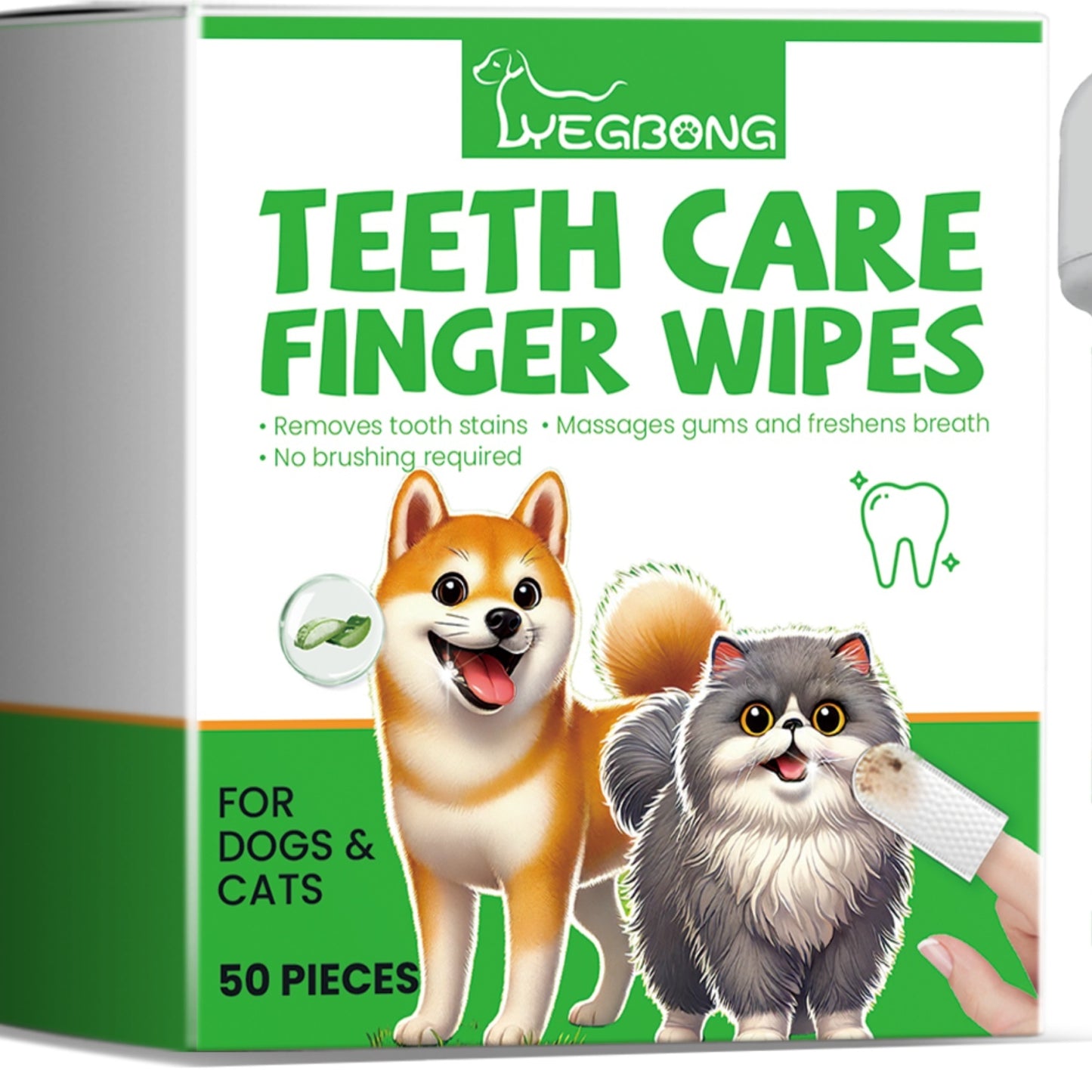 Teeth Care Finger Wipes