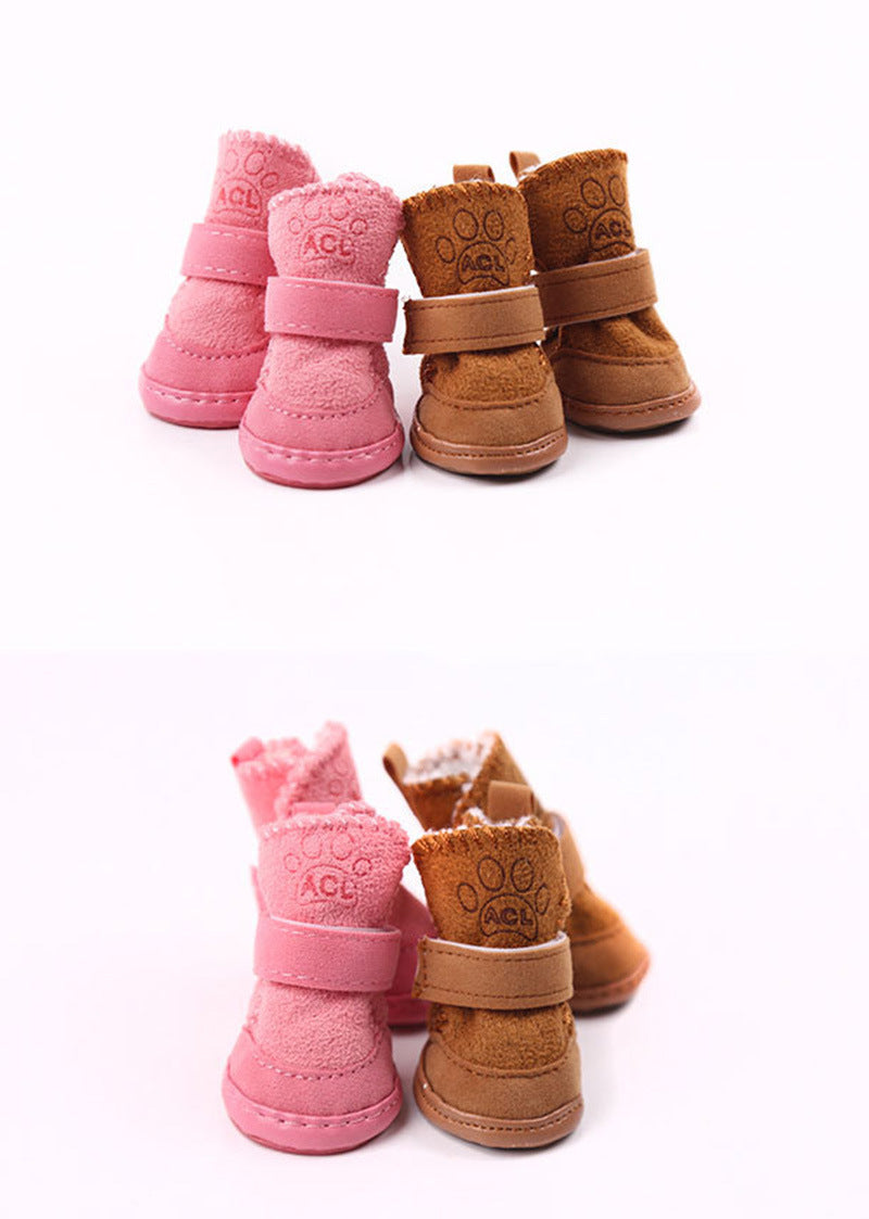 Pet Shoes Cotton Snow Boots Non-slip Bichon