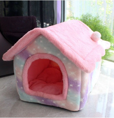 Foldable Pet Bed Winter Sofa Pets Supplies