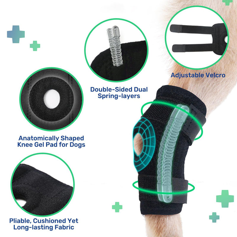 Pet Dog Leg Guard Joint Knee Pads ACL Ligament Tear Protection Assisted Rehabilitation Cat Joint 1pcs