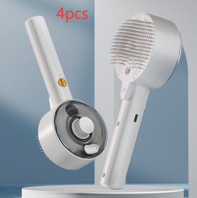 Animal Hair Remover Brush Dog And Cat Steam Brush Pet Self Cleaning Grooming