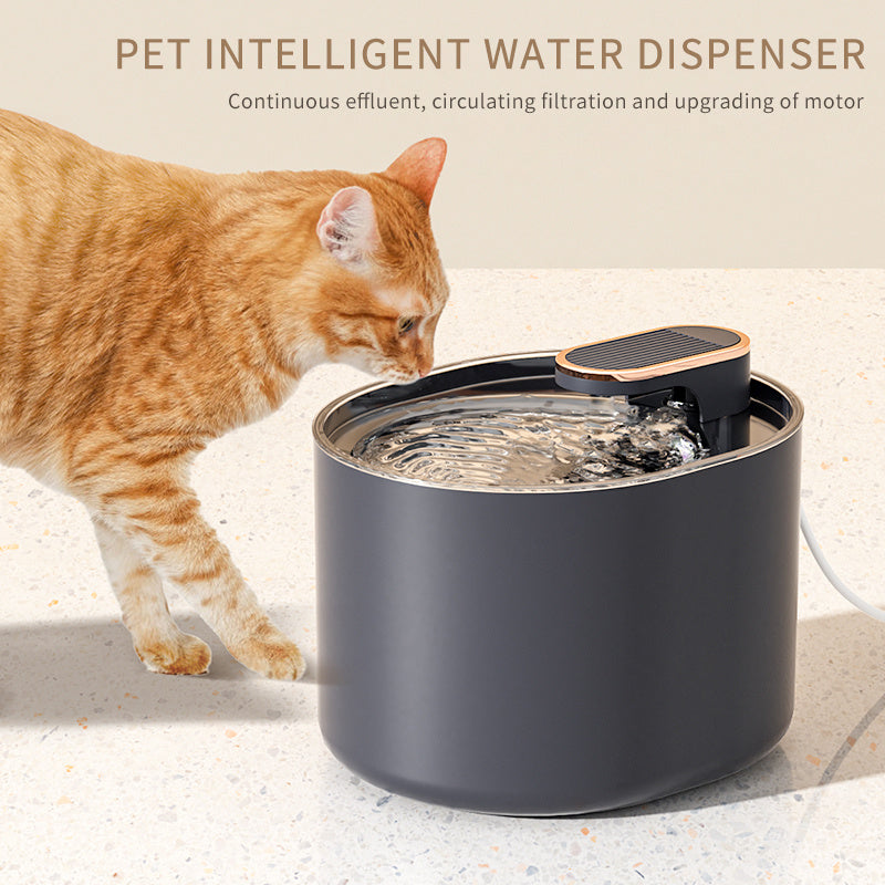 Automatic Water Fountain Mute Water Feeder Bowl USB Charge Auto Electric Feeder Drinking Dispenser For Cat or Dog