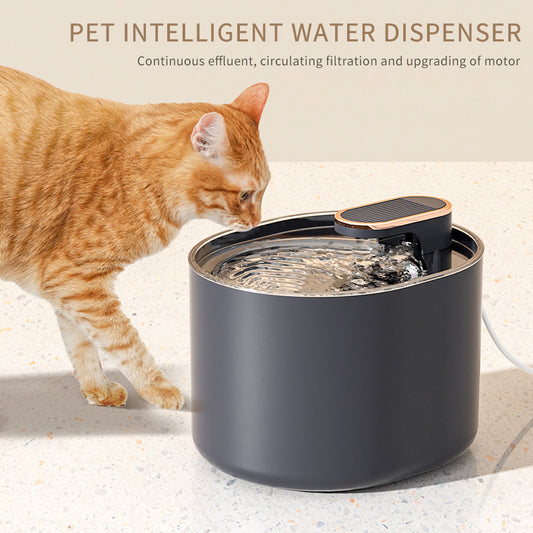 Automatic Water Fountain Mute Water Feeder Bowl USB Charge Auto Electric Feeder Drinking Dispenser For Cat or Dog