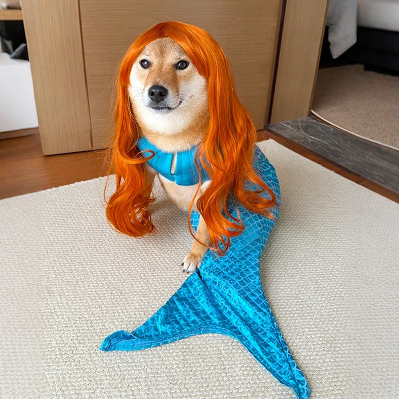 Mermaid Tail Decoration Cats Small And Medium Sized Dog Clothes