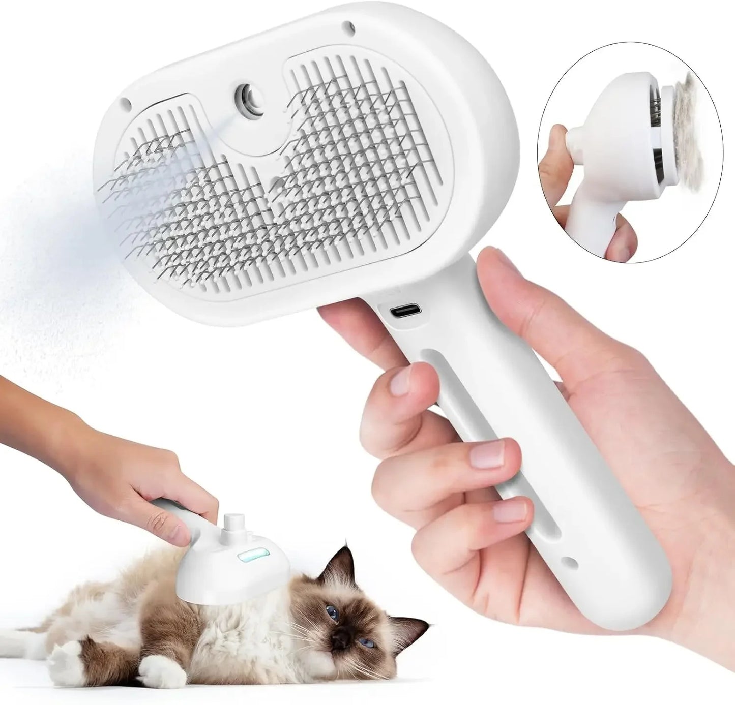 Pets Spray Hair Comb/Hair Remover/Cleaning Brush/Pet Grooming Accessories Tools For Dematting Water Mist Humidifier Comb/Brush Pet Supplies