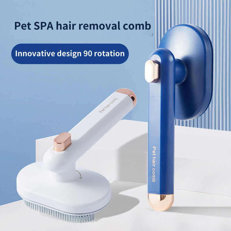 Pet Comb To Remove Floating Hair Removal Artifact Pet Grooming Supplies Self Cleaning