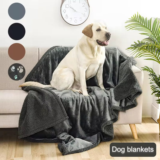 *Free Shipping Flannel Cotton Wool Sherpa Thick Pet Blanket Dog Kennel
