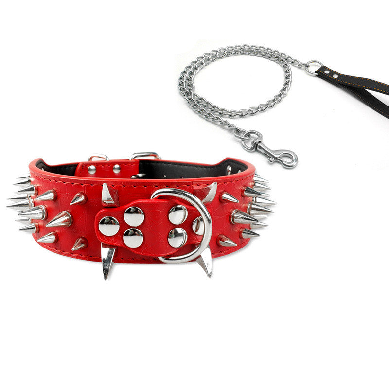Dog Collar Pit Bull Cathrow Rivet Chain