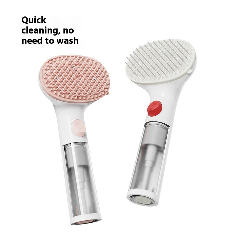 3 In 1 Pet Steam Brush Pet Cleaning Adjustable Comb Hair Removal Grooming Supplies