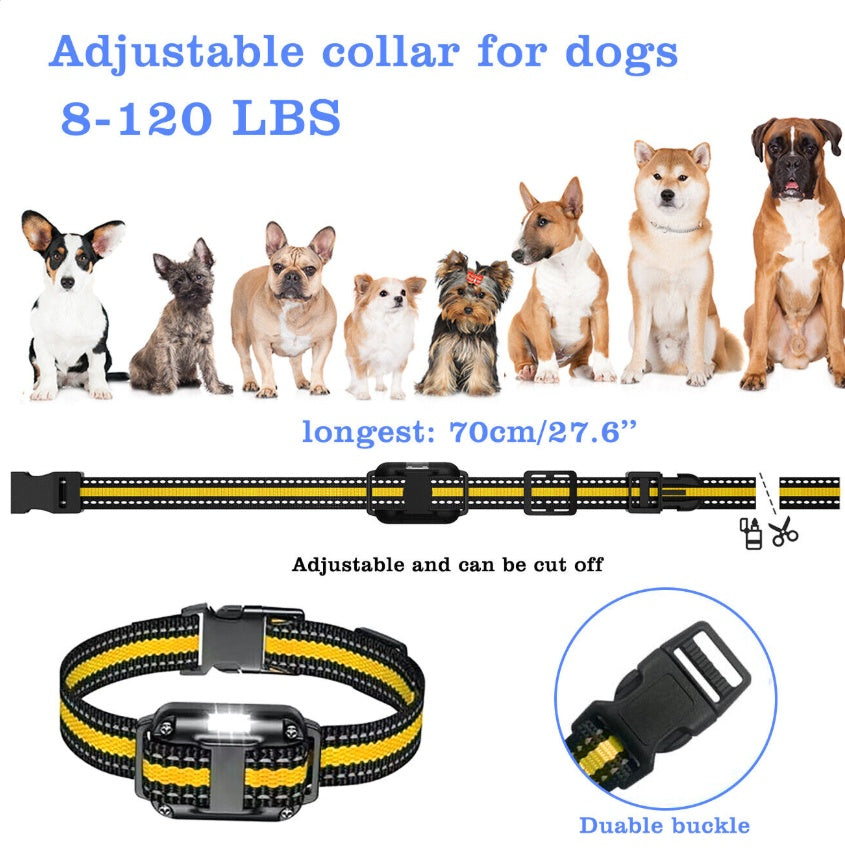 ElDog Pet Training Collar Rechargeable Waterproof Electric Shock Anti Bark R800m