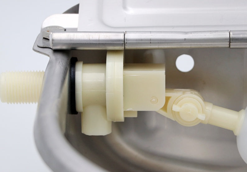 Stainless steel drinking bowl for cattle