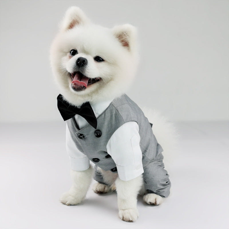 New Style Pet Shirt Trousers Suit Four Legged Clothes