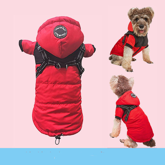 Pet Coat Waterproof Warm Dog Clothes Pet Shell Jacket