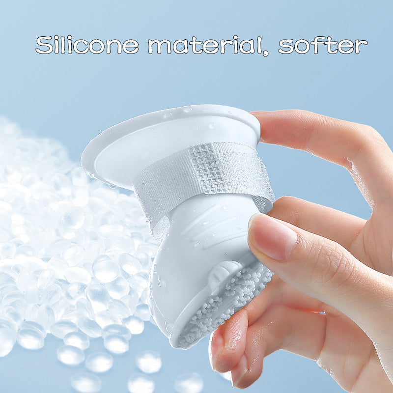 Dog/Cat  Rain Boots 4Pcs Waterproof Silicone Non-Slip Footwear Soft Bottom Shoes