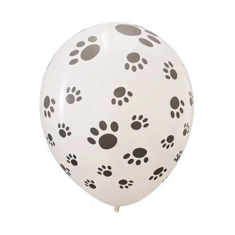 91Pcs Pink Paw Bone Foil Balloons Dog Theme Garland Arch Pet Birthday Party Festival Decor