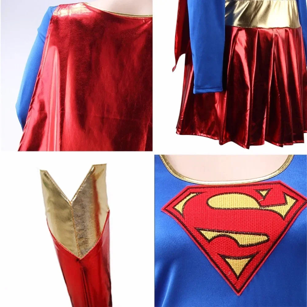 Women Superhero Superwomen Costume Halloween *Free Shipping